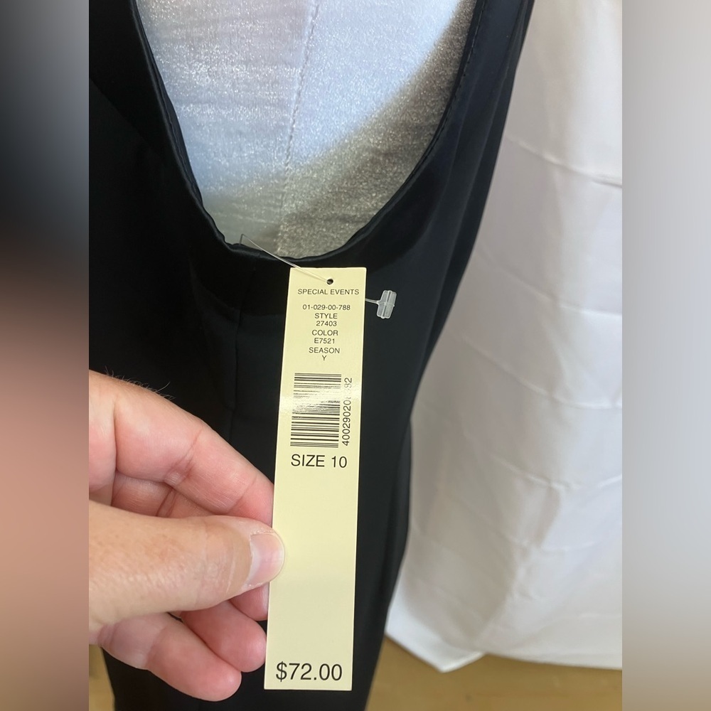 Amanda Smith Black Halter Sheath Mini Dress - Picture 3 of 8